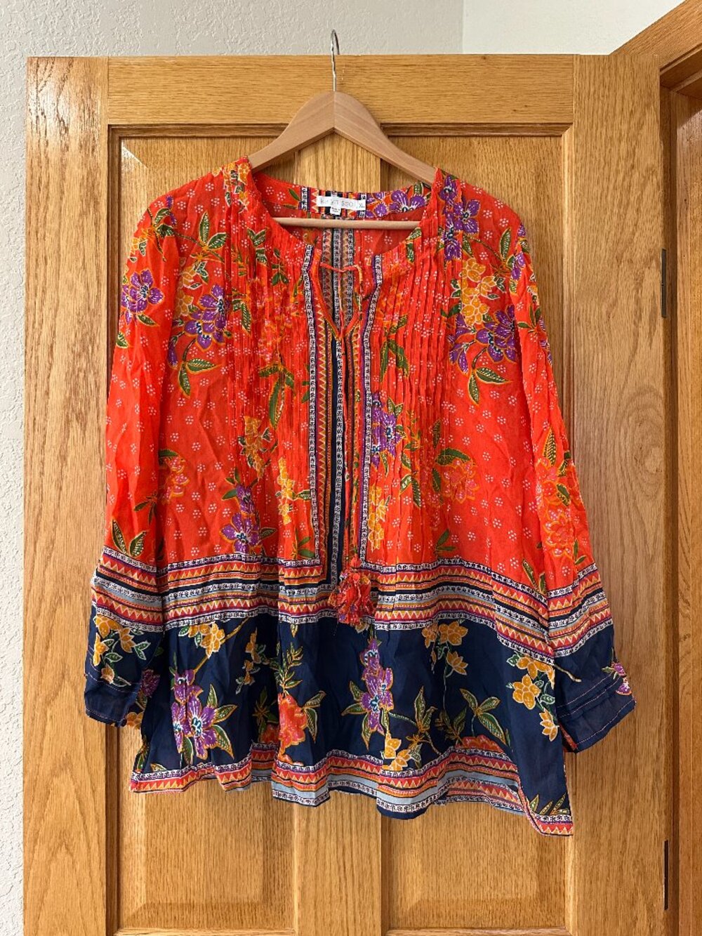 Boho Red designer top